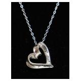 STERLING SILVER HEART NECKLACE
