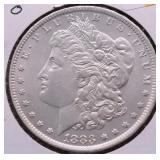 1883 O CHOICE BU MORGAN DOLLAR