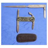 STERLING LETTER OPENER AND KNIFE