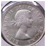 1959 CHOICE BU CANADA SILVER DOLLAR
