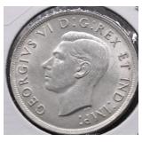 1937 CHOICE BU CANADA SILVER DOLLAR