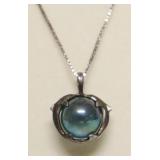 STERLING SILVER MYSTIC STONE NECKLACE