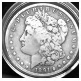 1891 S MORGAN DOLLAR F