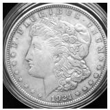 1921 MORGAN DOLLAR XF