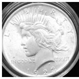 1923 CHOICE BU PEACE DOLLAR