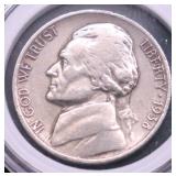 1938 D JEFFERSON NICKEL XF