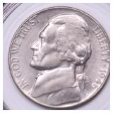1946 CHOICE BU JEFFERSON NICKEL
