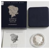 2025 S PROOF PEACE DOLLAR WITH BOX AND PAPERS
