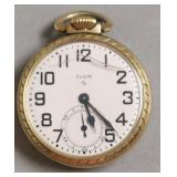 ELGIN 15 J SN: 585367  ROLLED GOLD PLATED CASE RUN