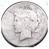 1922 S PEACE DOLLAR VG