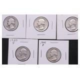 5 WASHINGTON QUARTERS