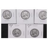 5 WASHINGTON QUARTERS