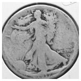 1917 D WALKING HALF DOLLAR G