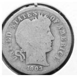 1903 O BARBER DIME G