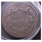 1871 INDIAN HEAD CENT VF