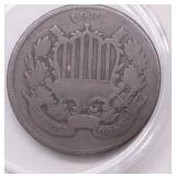 1864 TWO CENT PIECE VF
