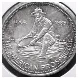 ENGELHARD PROSPECTOR 1 OZ .999 SILVER GEM