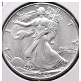 1946 CHOICE BU WALKING HALF DOLLAR