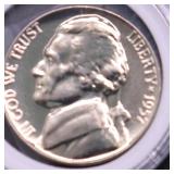 1957 PROOF JEFFERSON NICKEL