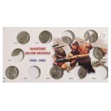SET OF SILVER WAR NOCKELS