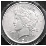 1923 CHOICE BU PEACE DOLLAR