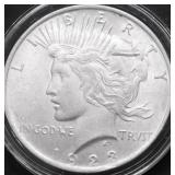 1923 CHOICE BU PEACE DOLLAR