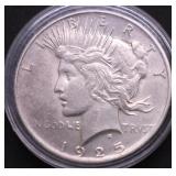 1925 CHOICE BU PEACE DOLLAR