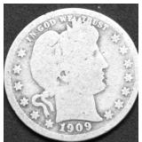 1909 BARBER QUARTER G