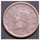 1863 CIVIL WAR TOKEN  VF