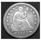 1853 SAEATED QUARTER F