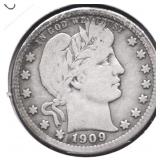 1909 BARBER QUARTER G