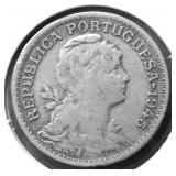 PORTUGAL  50 CENTS 1945