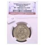 2010 P NGC GEM BU PRESIDENT DOLLAR