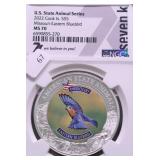 2022 1 OZ .999 SILVER ROUND COOK ISLANDS 5$