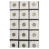 15 SILVER ROOSEVELT DIMES