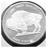 1 OZ .999 SILVER ROUND