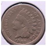 1862 INDIAN HEAD CENT VG