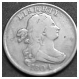 1804 HALF CENT XF PQ