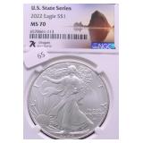 2022 NGC MS70 SILVER EAGLE