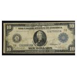 1914 10 $ FEDERAL RESERVE NOTE VF