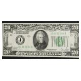CHOICE BU REDEMABLE IN GOLD 20 $ FEDERAL RESERVE N