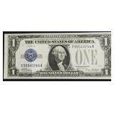 GEM BU 1 $ FUNNY BACK SILVER CERTIFICATE