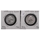 TWO SILVER QUARTERS