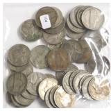 40 SILVER WAR NICKELS