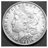 1903 MORGAN DOLLAR AU