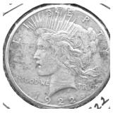 1922 PEACE DOLLAR XF