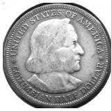 1893 COLUMBIAN EXPO HALF DOLLAR VF
