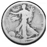 1919 D WALKING HALF DOLLAR G
