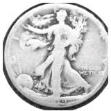 1919 S WALKING HALF DOLLAR G