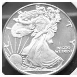 1/2 OZ  .999 SILVER ROUND